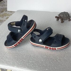 Crocs Toddler Sandals red-white-blue size c5